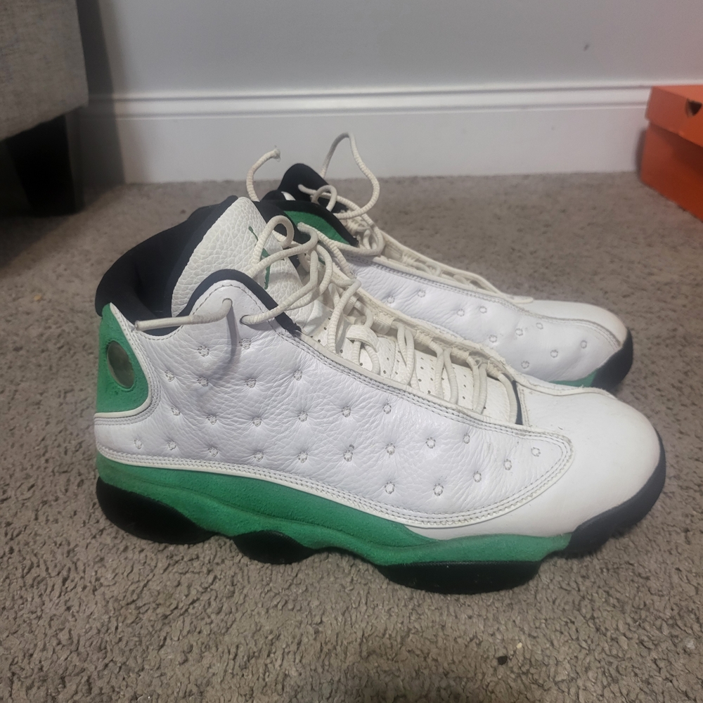 Jordan Athletic Shoes White and Green